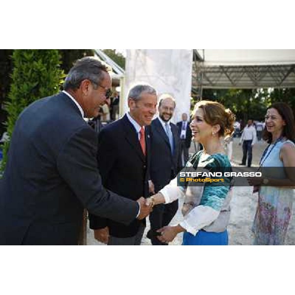 HRH Princess Haya Bint Al Hussein of Jordan, Fei President with Uliano Vezzani Roma - Villa Borghese - 80° Csio Piazza di Siena, 25th may 2012 ph.Stefano Grasso