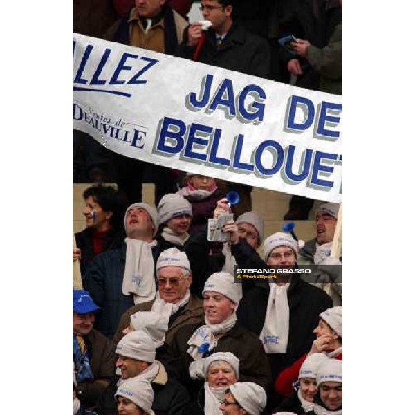 the supporters of Jag de Bellouet Paris Vincennes, 30th january 2005 ph. Stefano Grasso