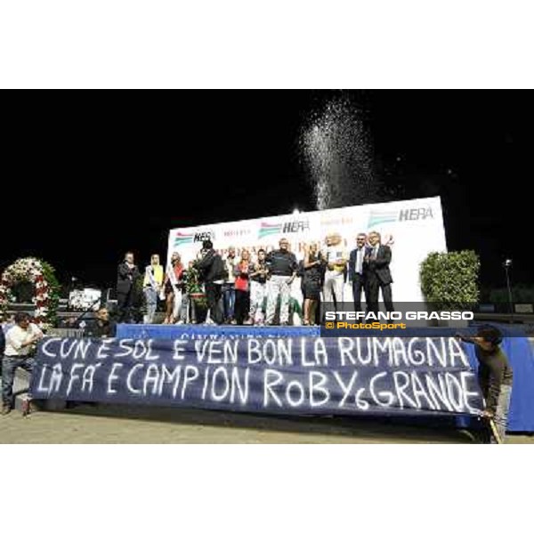 prize giving ceremony for Roberto Andreghetti and Mack Grace Sm winners of the 78° Campionato Europeo Cesena, 1st sept.2012 ph.Stefano Grasso