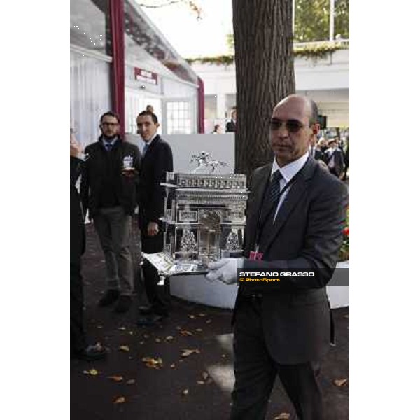 Paris - Longchamp racecourse - Fashion at the Qatar Prix de l\'Arc de Triomphe - The Arc de Triomphe Trophy Paris, 7th oct.2012 ph.Stefano Grasso