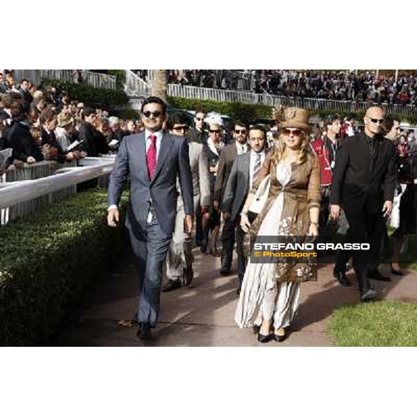Paris - Longchamp racecourse - Fashion at the Qatar Prix de l\'Arc de Triomphe Paris, 7th oct.2012 ph.Stefano Grasso