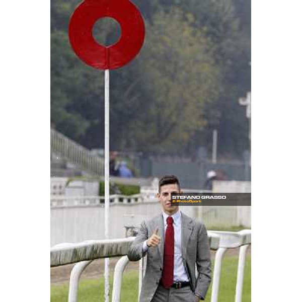 Cristian Demuro portraited at San Siro galopp racecourse Milano - San Siro racecourse, 13th oct.2012 ph.Stefano Grasso