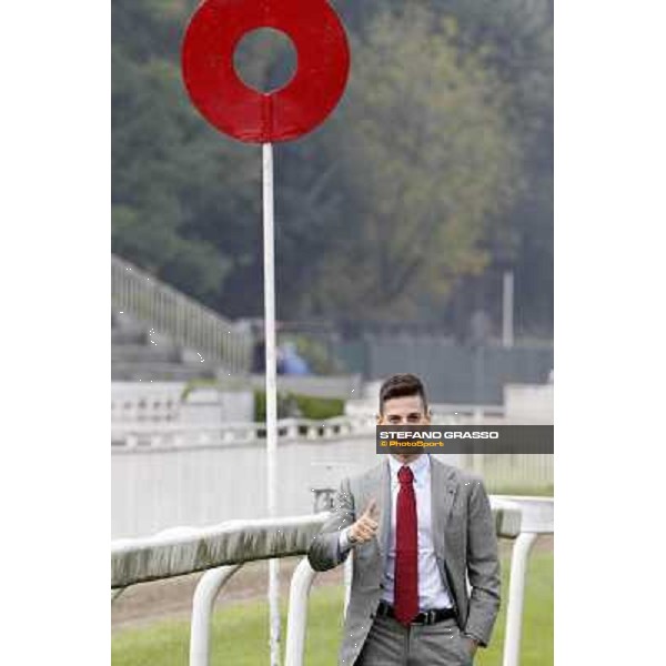 Cristian Demuro portraited at San Siro galopp racecourse Milano - San Siro racecourse, 13th oct.2012 ph.Stefano Grasso