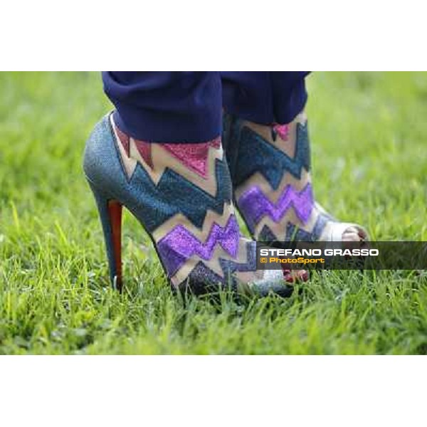 Sarah Nidoli\'s fashion shoes Milano - San Siro racecourse, 30th sept.2012 ph.Stefano Grasso