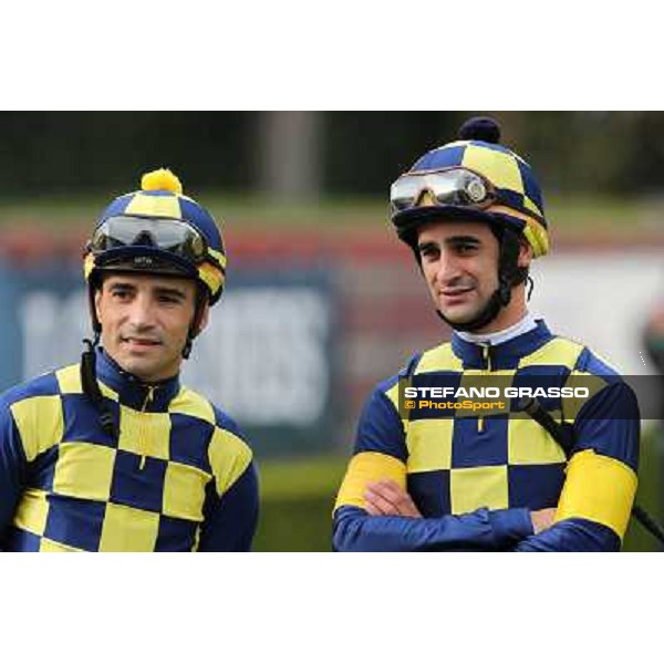 Dario Vargiu and Fabio Branca Roma - Capannelle racecourse,28th oct.2012 ph.Stefano Grasso