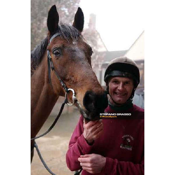 Dr. Philip Pritchard and Happy Hussar at Purton, Gloucestershire 19th march 2005 Ph. Stefano Grasso