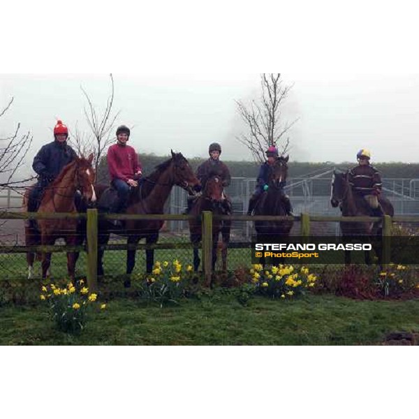 Jo, Philip Pritchard, Oliver, Katie and Trudie at Purton, Gloucestershire 19th march 2005 Ph. Stefano Grasso