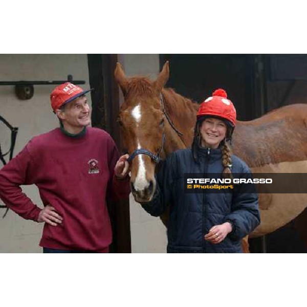 Dr. Philip Pritchard and Jo Taylor with Blazing Batman at Purton, Gloucestershire 19th march 2005 Ph. Stefano Grasso
