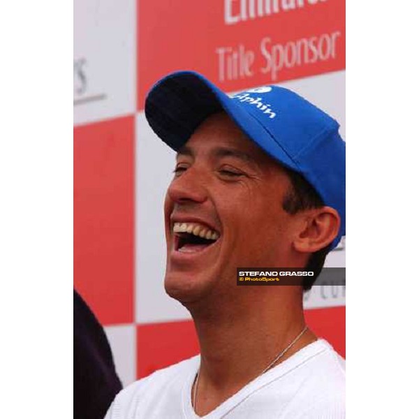 Frankie Dettori Nad El Sheba, race track Dubai 24th march 2005 ph. Stefano Grasso