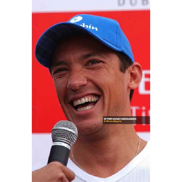 Frankie Dettori Nad El Sheba, race track Dubai 24th march 2005 ph. Stefano Grasso