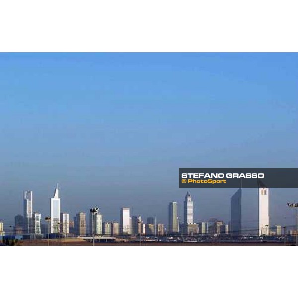 a view of the Dubai Skyline from Nad El Sheba racetrtack Nad El Sheba, Dubai 25th march 2005 ph. Stefano Grasso