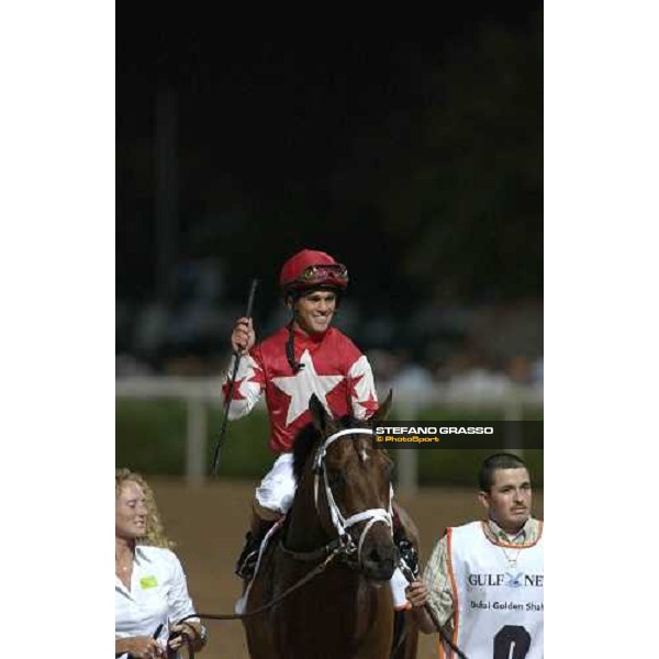 coming back for Javier Castellano on Saratoga County winner of Dubai Golden Shaeen Nad El Sheba- Dubai, 26th march 2005 ph. Stefano Grasso