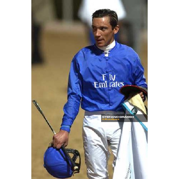 a disappointed Frankie Dettori Nad El Sheba- Dubai, 26th march 2005 ph. Stefano Grasso