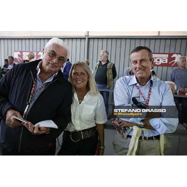 Luciano Salice with Isabella and Guido Bezzera SGA Selected Yearling Sale SETTIMO MILANESE (MI) - 20-21/9/2012 ph.Stefano Grasso