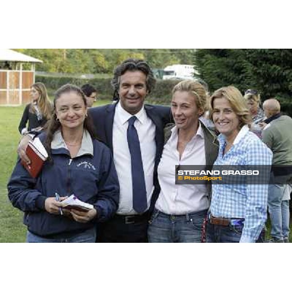 Bruno Grizzetti, Alessandra Vigliani,Giulia B.Mini and Elisa Castelli SGA Selected Yearling Sale SETTIMO MILANESE (MI) - 20-21/9/2012 ph.Stefano Grasso