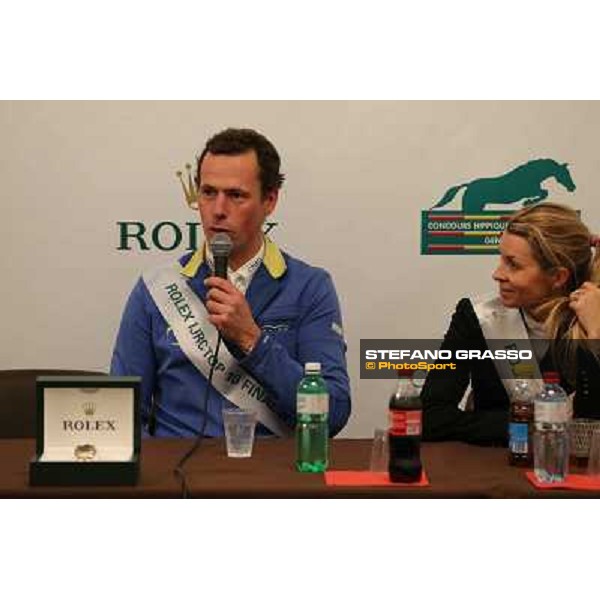 Christian Ahlmann and Edwina Tops-Alexander Top 10 Rolex IJRC Geneve,7th dec.2012 ph.IJRC/StefanoGrasso