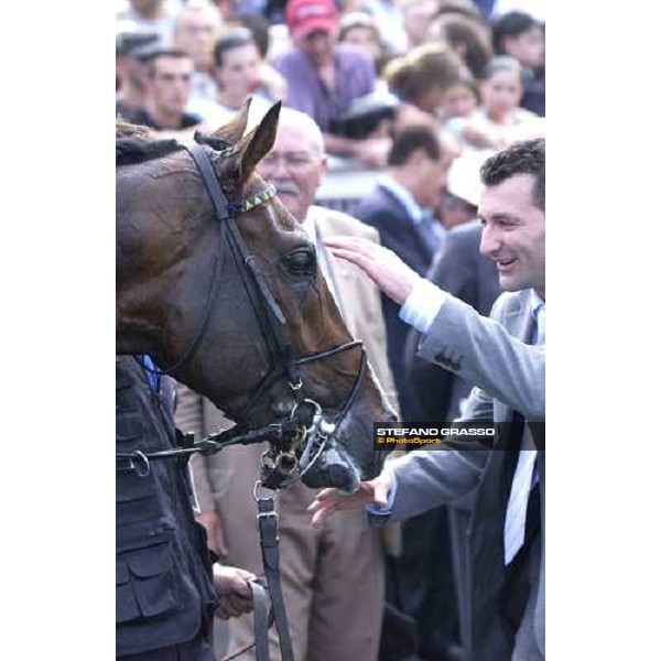 close up for De Sica, Derbywinner 2005 Rome Capannelle Derby Day Rome, 22th may 2005 ph. Stefano Grasso