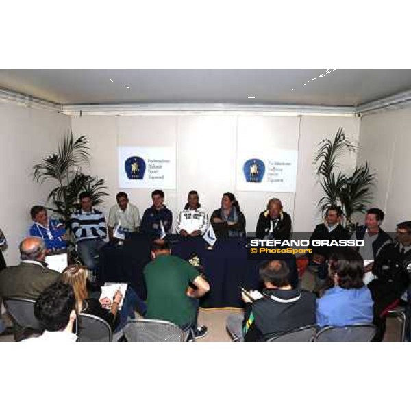 Conferenza stampa di presentazione della Squadra Italiana Roma,Villa Borghese 22nd may 2013 ph.Stefano Grasso