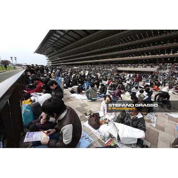 a partial view of the Grandstand of Fuchu Racecourse Tokyo, Fuchu racecourse, 29th nov. 2009 ph. Stefano Grasso