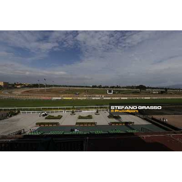 Working progress for the trot racecourse at Capannelle racecourse Roma,29th sept.2013 ph.Stefano Grasso