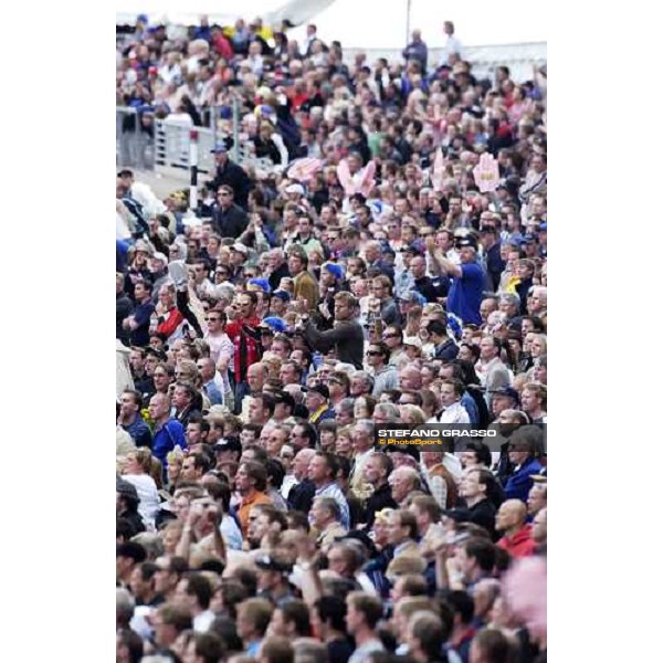 crowd at Solvalla for the Sweden Cup Sony Ericcson Stockholm-Solvalla 28th may 2005 ph. Stefano Grasso