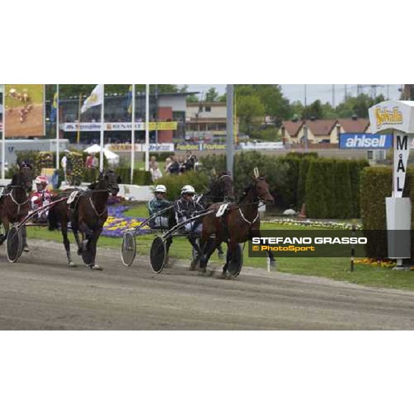Ove Ohllson with Bellman Toll, wins Sweden Cup Sony Ericcson, beating Solero Brjliant Stockholm-Solvalla 28th may 2005 ph. Stefano Grasso