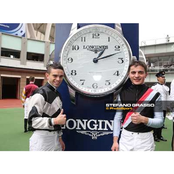 The Longines Hong Kong International Races - Umberto Rispoli and Andrea Atzeni Hong Kong-Sha Tin racecourse,8th dec.2013 ph.Stefano Grasso/Longines