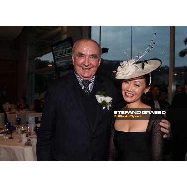 The Longines Hong Kong International Races - Fashion and Races - Walter von Kanel with Sherie Legrix, appointed most elegant lady of the day Hong Kong-Sha Tin racecourse,8th dec.2013 ph.Stefano Grasso/Longines