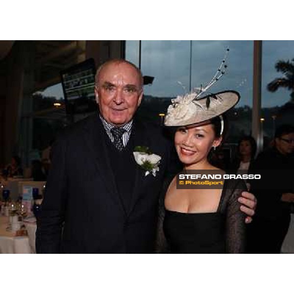 The Longines Hong Kong International Races - Fashion and Races - Walter von Kanel with Sherie Legrix, appointed most elegant lady of the day Hong Kong-Sha Tin racecourse,8th dec.2013 ph.Stefano Grasso/Longines