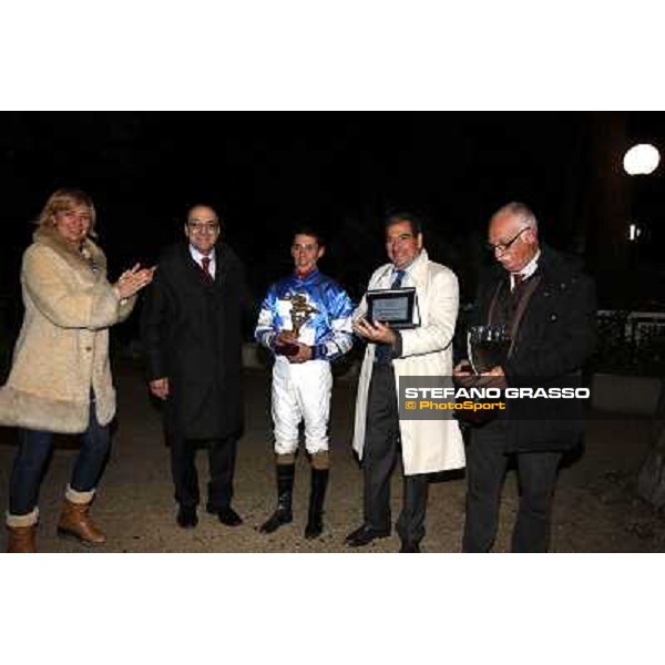 The Prize giving of Premio Soragna - Djordje Perovic Napoli,Agnano 29 dicembre 2013 ph.Stefano Grasso/Ippodromi Partenopei srl