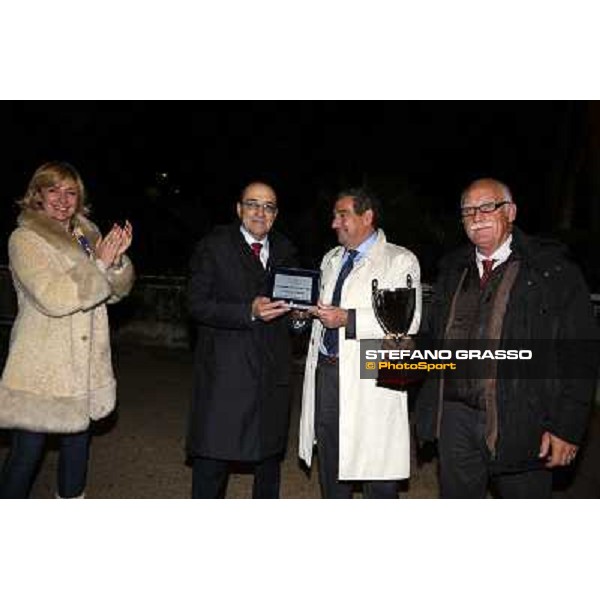 The Prize giving of Premio Soragna - Djordje Perovic Napoli,Agnano 29 dicembre 2013 ph.Stefano Grasso/Ippodromi Partenopei srl