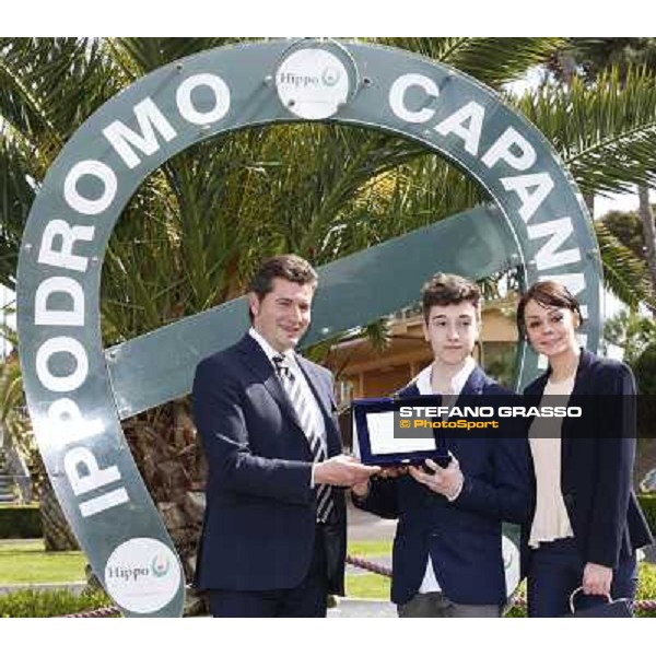 Prize giving ceremony of the Premio Daumier - Mem.Marco Rinaldi - Stefano Botti Roma - Capannelle racecourse,6th april 2014 ph.Domenico Savi/Grasso