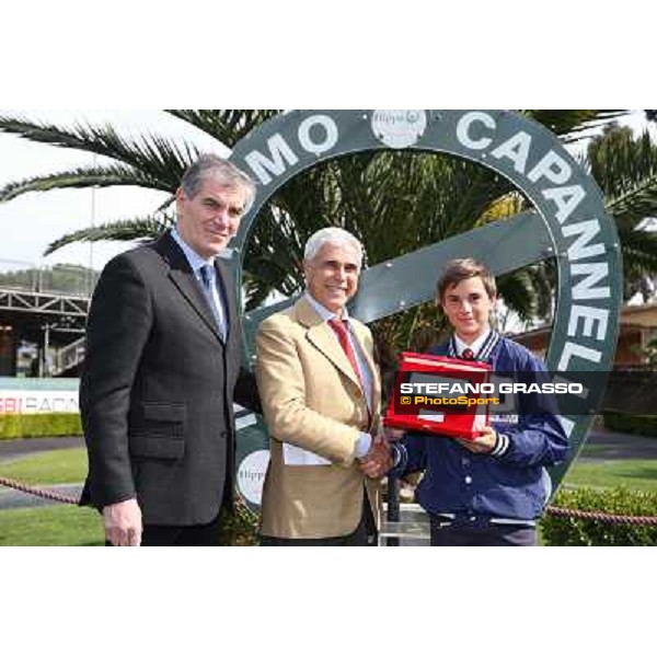 The prize giving ceremony of the Premio Lorenzo Camuffo Rome, Capannelle racecourse 13th april 2014 ph.Stefano Grasso