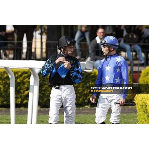Dario Vargiu and Mario Esposito Rome, Capannelle racecourse 13th april 2014 ph.Stefano Grasso