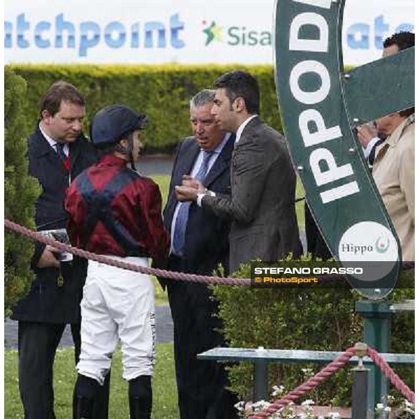 Roma 27 aprile 2014 Capannelle Racecourse Barzalona Mickael con Il Pittore ospite al Premio Parioli Sisal Matchpoint ph.DomenicoSavi/GRASSO