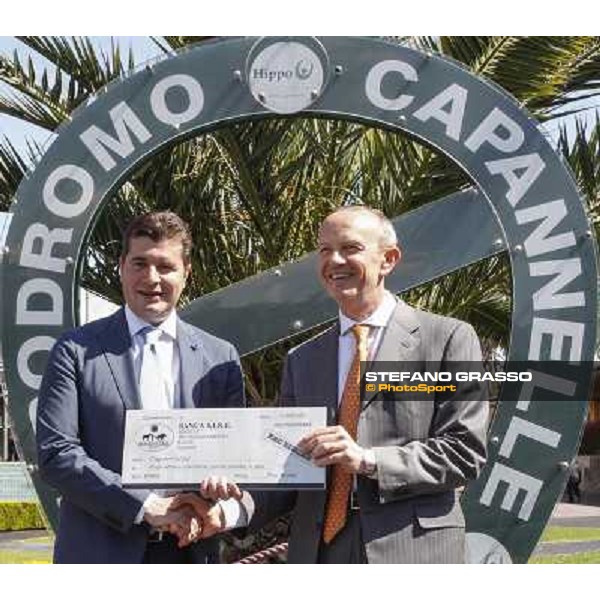 The prize giving ceremony of the Premio Marguerite Vernaut Rome, Capannelle racecourse 1st May 2014 ph.domenicosavi/GRASSO