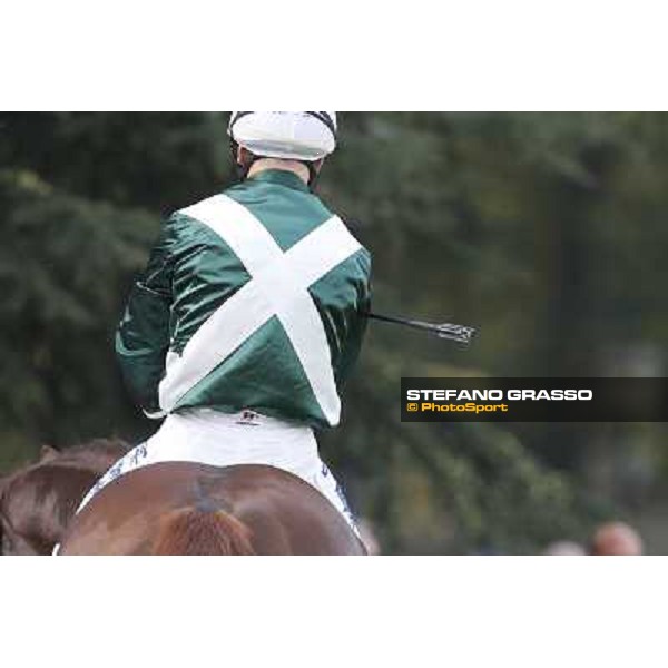 Umberto Rispoli - Trust You - Premio Criterium Nazionale Milano-San Siro Racecourse,28th sept.2014 ph.Stefano Grasso/Trenno srl