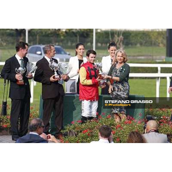 Prize giving ceremony of Premio Coolmore Milano-San Siro Racecourse,28th sept.2014 ph.Stefano Grasso/Trenno srl