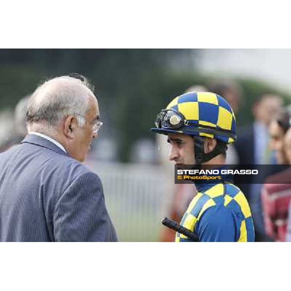 Felice Villa and Fabio Branca- Premio Marchese Ippolito Fassati Milano-San Siro Racecourse,28th sept.2014 ph.Stefano Grasso/Trenno srl