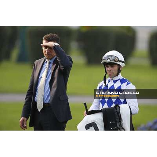 Endo Botti and Umberto Rispoli - Premio Marchese Ippolito Fassati Milano-San Siro Racecourse,28th sept.2014 ph.Stefano Grasso/Trenno srl
