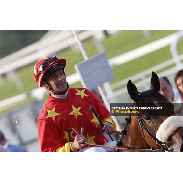 Thierry Thulliez - Ming Zhi Cosmos - Premio Sergio Cumani Milano-San Siro Racecourse,28th sept.2014 ph.Stefano Grasso/Trenno srl
