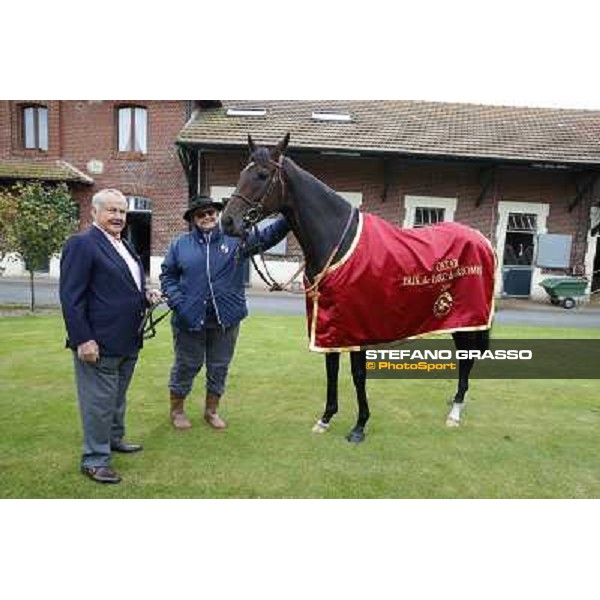 a morning with Treve,Criquette and Alec Head Chantilly,6th oct.2014 ph.Stefano Grasso