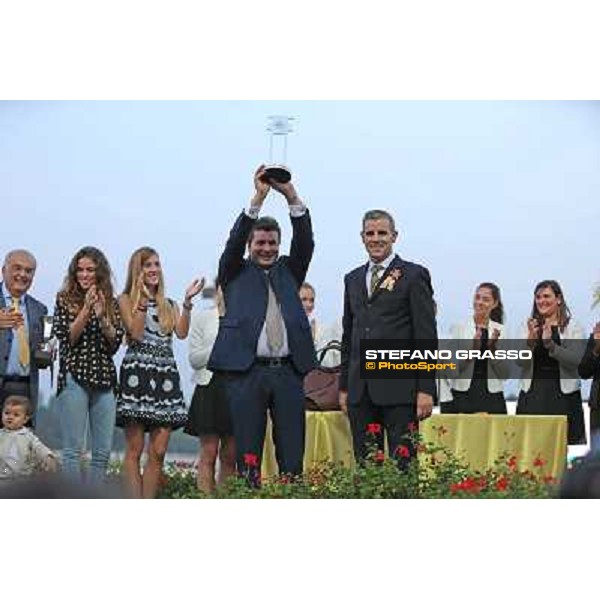 Gran Premio del Jockey Club - The prize giving ceremony Milano,San Siro racecourse 19 otct.2014 photo Domenico Savi/Grasso/Trenno srl