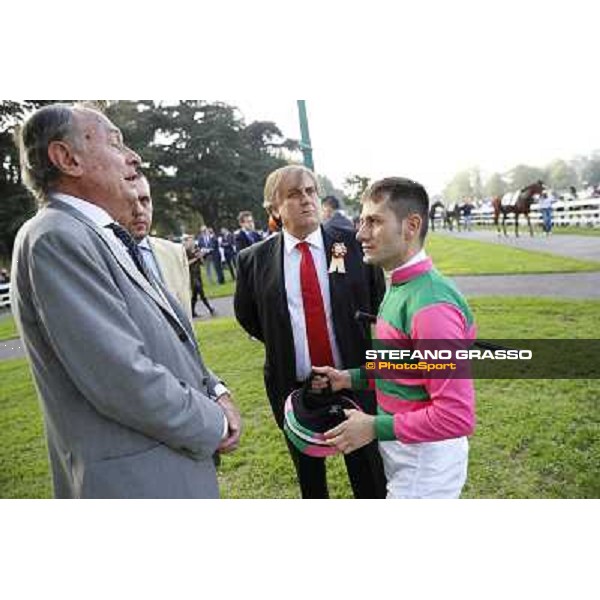 Gran Premio del Jockey Club Mirco Demuro and Diego Romeo Milano,San Siro racecourse 19 otct.2014 photo Stefano Grasso/Trenno srl
