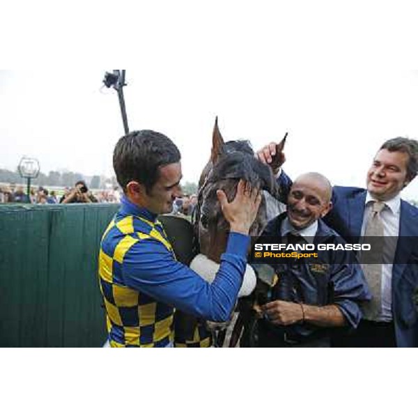 Gran Premio del Jockey Club Fabio Branca and Dylan Mouth Milano,San Siro racecourse 19 otct.2014 photo Stefano Grasso/Trenno srl