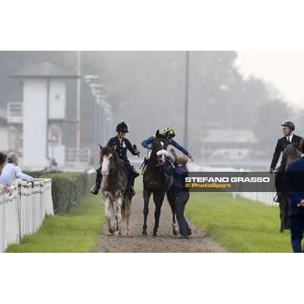 Gran Premio del Jockey Club Fabio Branca and Dylan Mouth Milano,San Siro racecourse 19 otct.2014 photo Stefano Grasso/Trenno srl