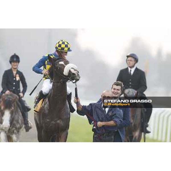 Gran Premio del Jockey Club Stefano Botti with Fabio Branca on Dylan Mouth Milano,San Siro racecourse 19 otct.2014 photo Stefano Grasso/Trenno srl