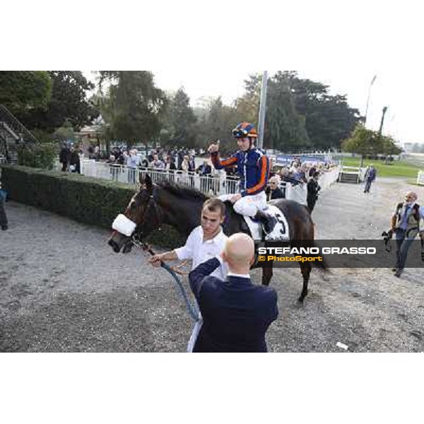 Premio Dormello Cristian Demuro and Fontanelice Milano,San Siro racecourse 19 otct.2014 photo Stefano Grasso/Trenno srl