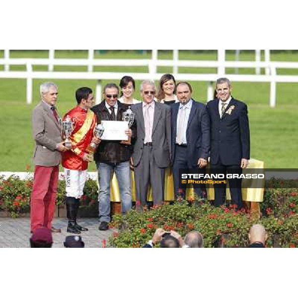 Premio Omenoni Fabio Branca and Harlem Shake Milano,San Siro racecourse 19 otct.2014 photo Stefano Grasso/Trenno srl