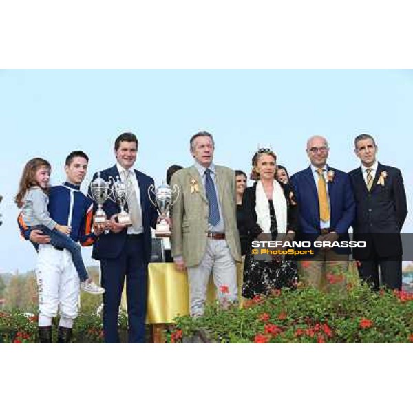 Prize giving of the Premio Dormello Milano,San Siro racecourse 19 otct.2014 photo Domenico Savi/Grasso/Trenno srl